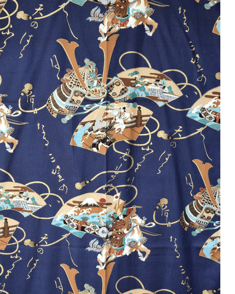 Kimono Herren Samurai #farbe_Blau