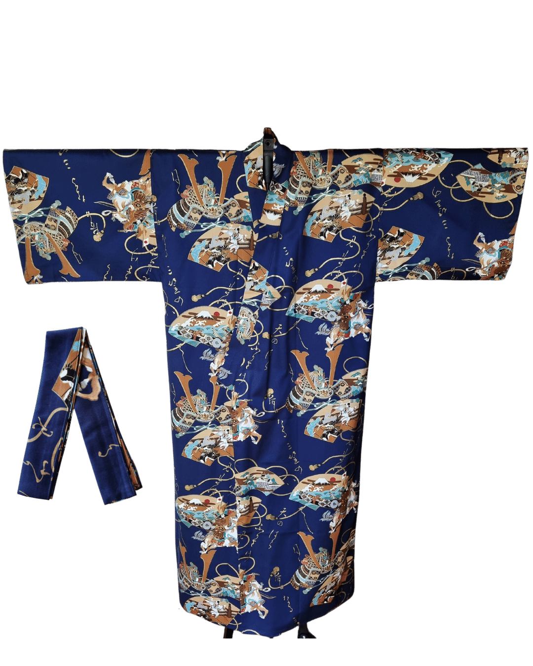 Kimono Herren Samurai #farbe_Blau
