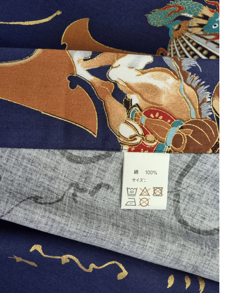 Kimono Herren Samurai #farbe_Blau