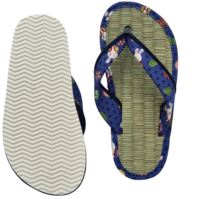 Kinder Zori Flip Flops Hase blau 25-30