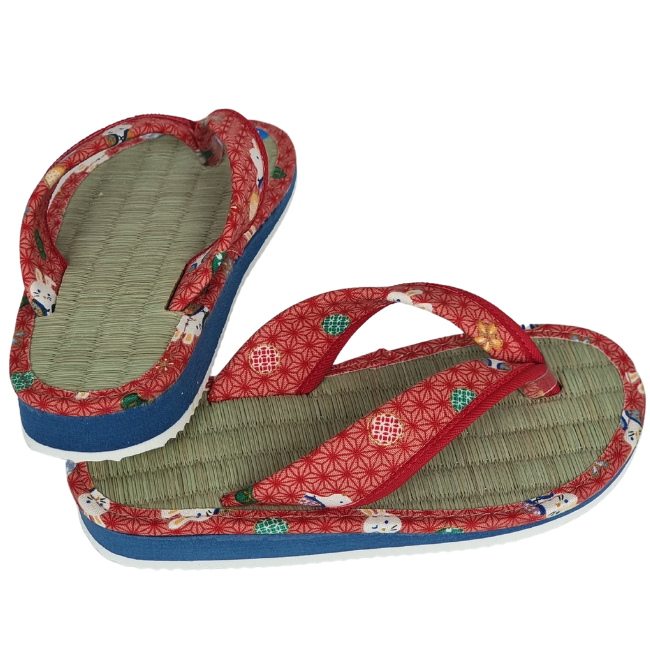 Kinder Zori Flip Flops Hase rot 26-32