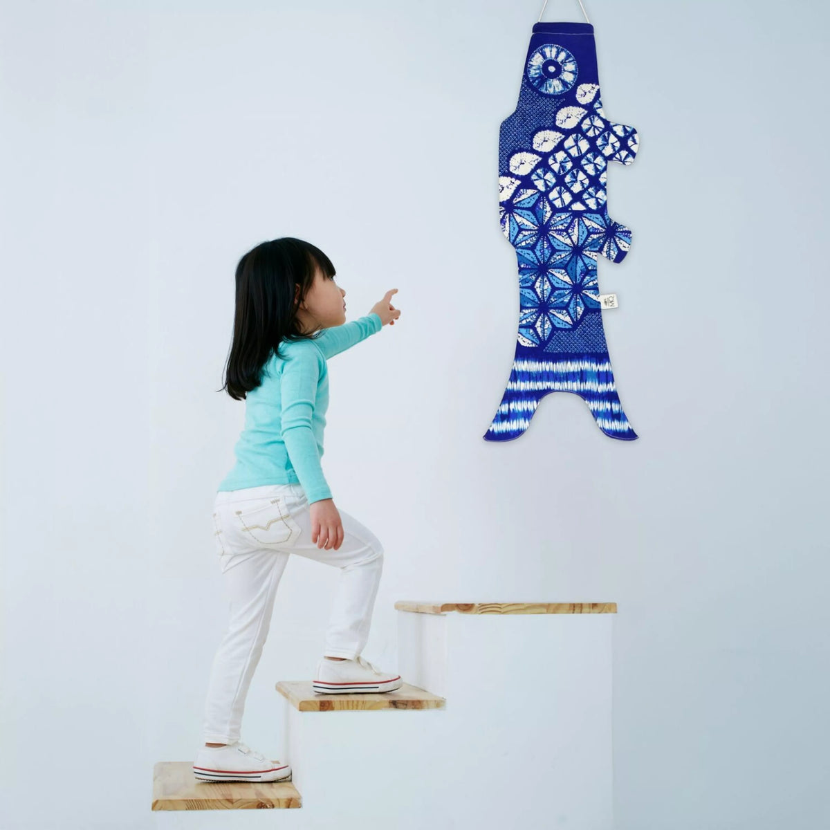 Koinobori Größe S Deep Shibori #farbe_Deep Shibori