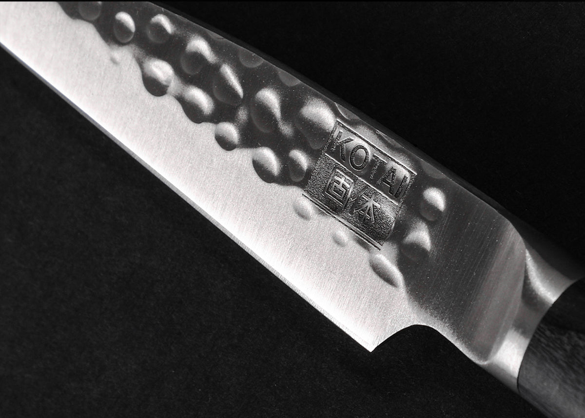 KOTAI Gemüsemesser (Obstmesser) - 9 cm Klinge handgehämmert