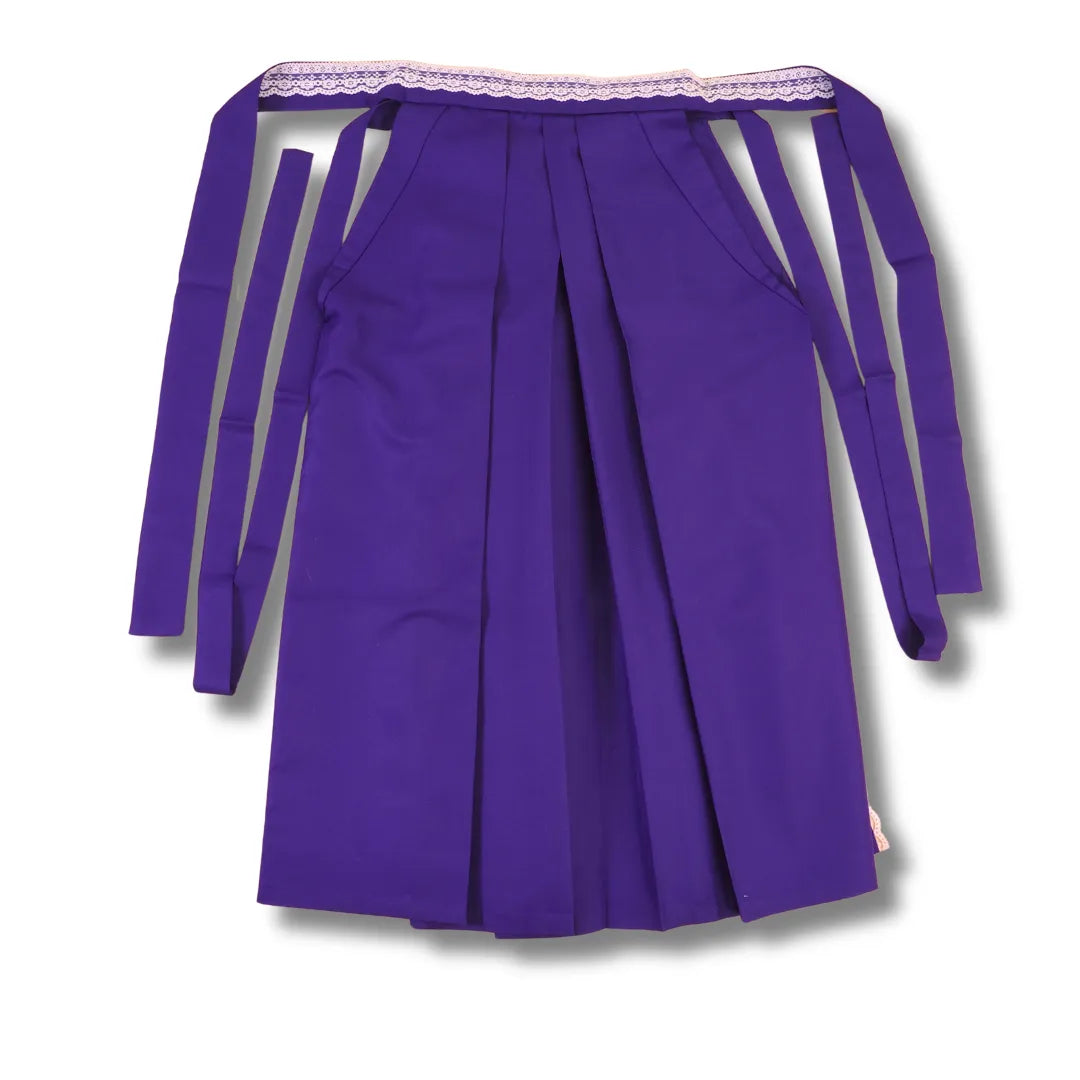 Lila Vintage Hakama Rückseite