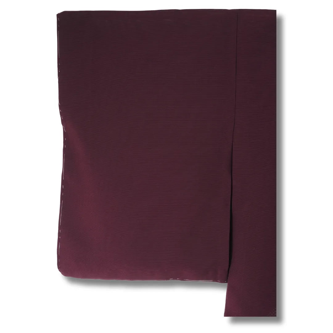 Lila Vintage Sommer-Haori Ärmelansicht, mit Heftfäden