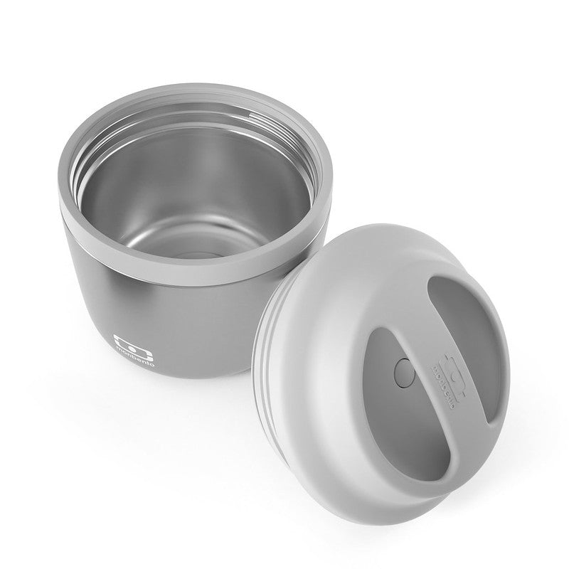 monbento MB Element Silber Thermo LunchBox #farbe_Silber