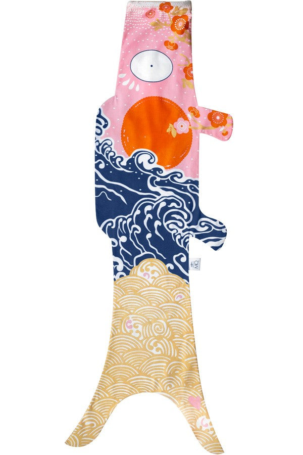 Koinobori Windsack Wellen Muster #farbe_Welle