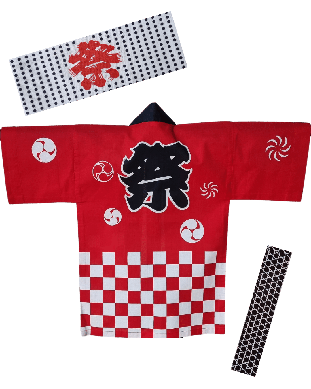 Matsuri Happi 3er Set für Jungen