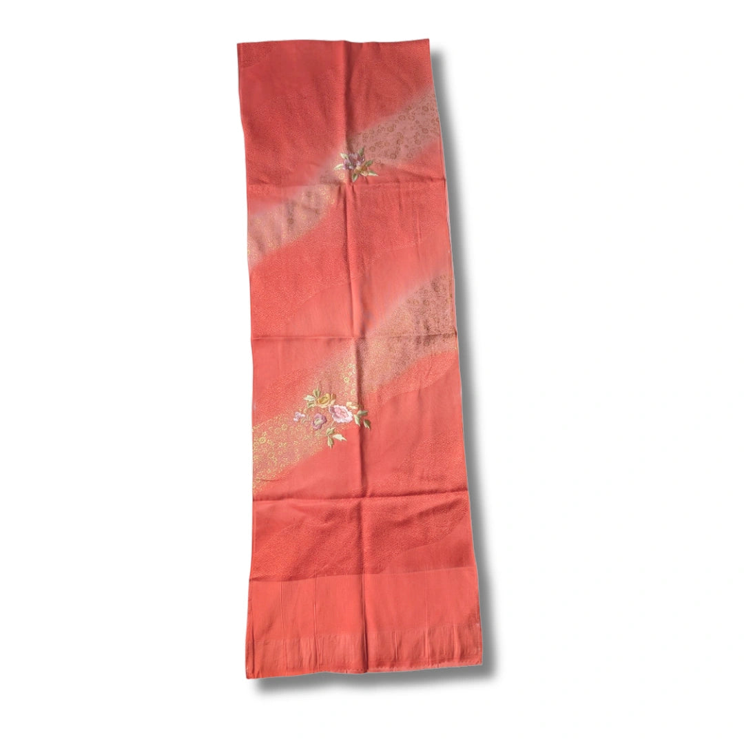 Obiage aus Seide Stickmotive
