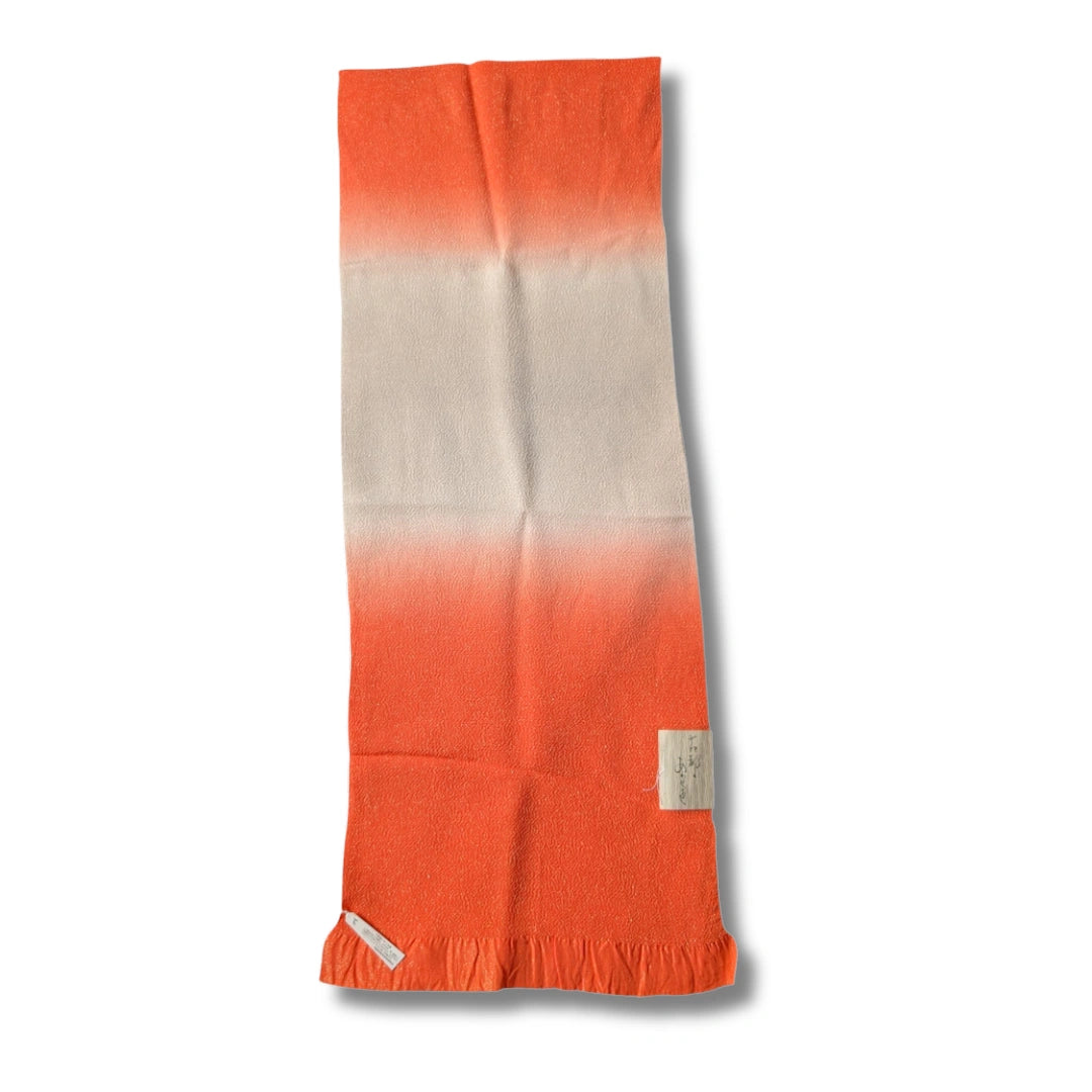 Obiage aus Seide Orange Glitzer