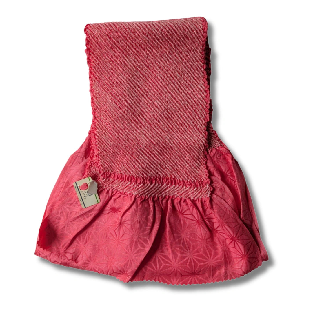 Obiage aus Seide Shibori Pinkton ungetragen