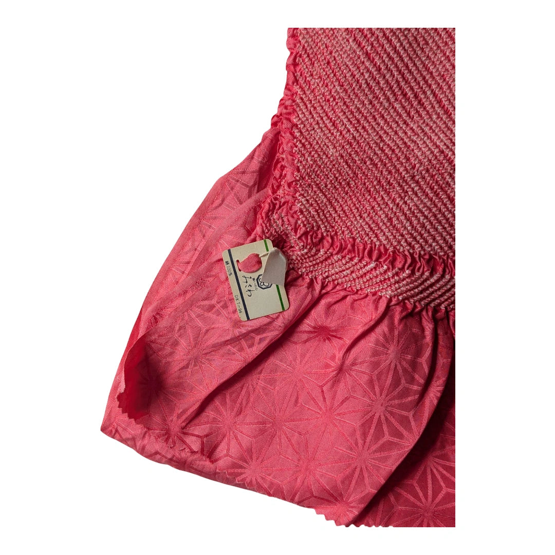 Obiage aus Seide Shibori Pinkton ungetragen