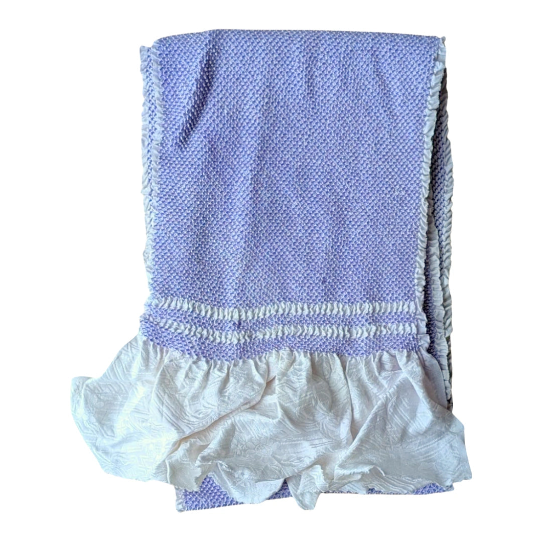 Obiage aus Seide Shibori in Lila