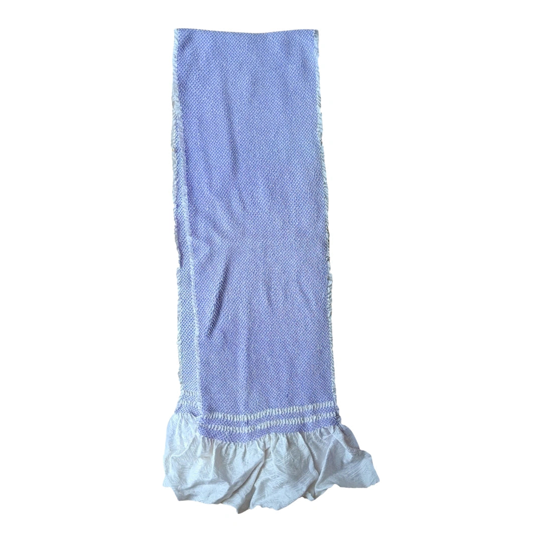 Obiage aus Seide Shibori in Lila