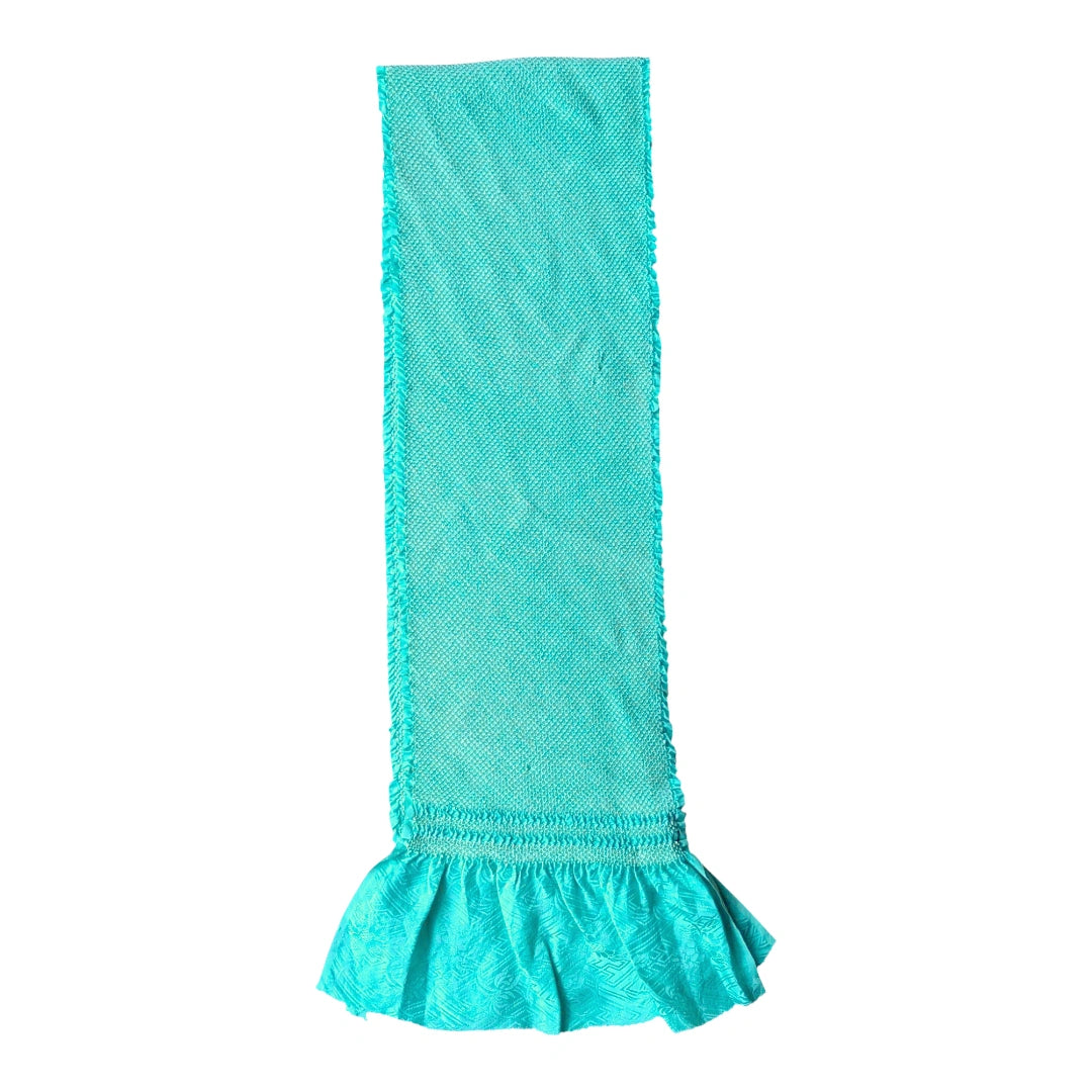 Obiage aus Seide in Mint Shibori