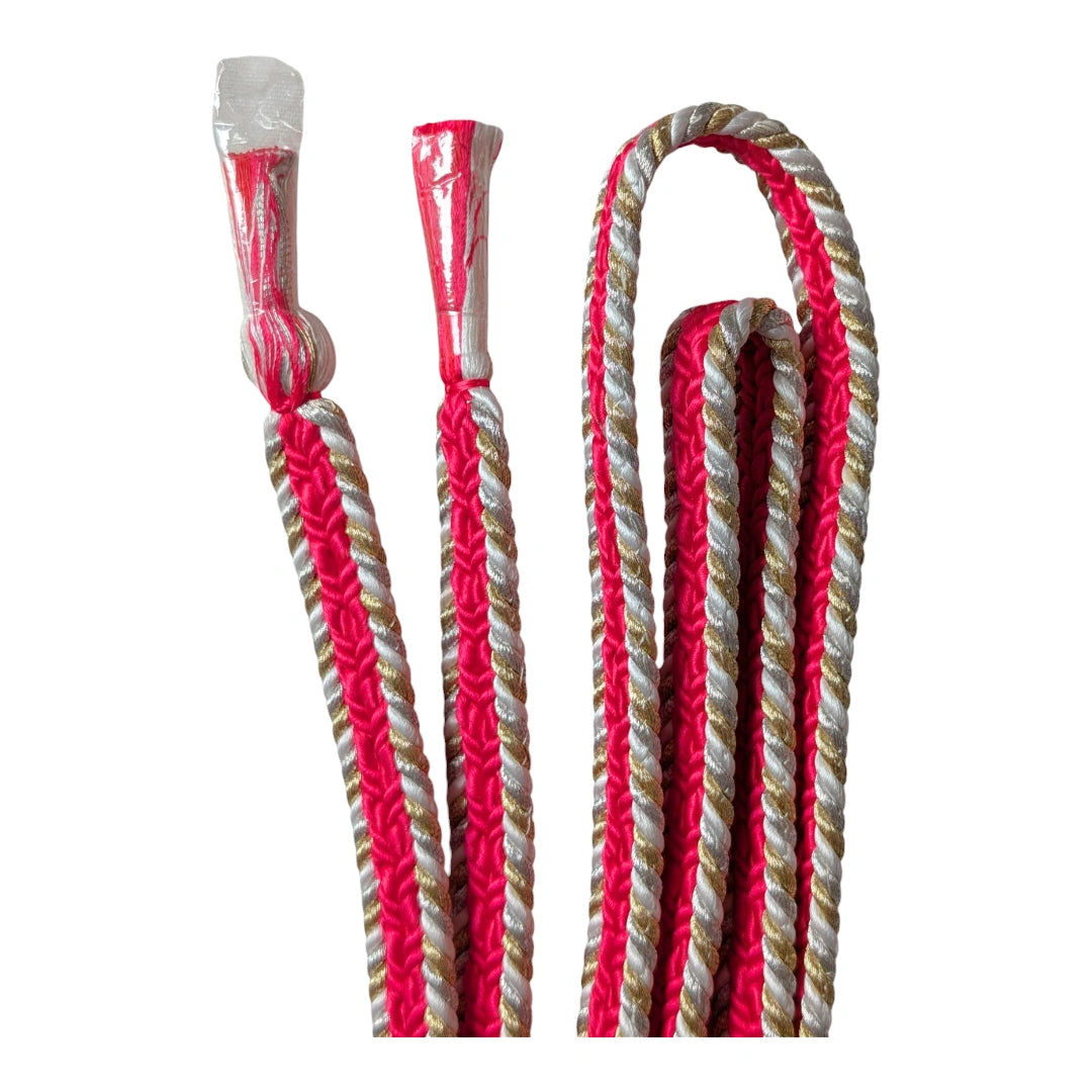 Vintage Obijime in Pink Spirale ungetragen