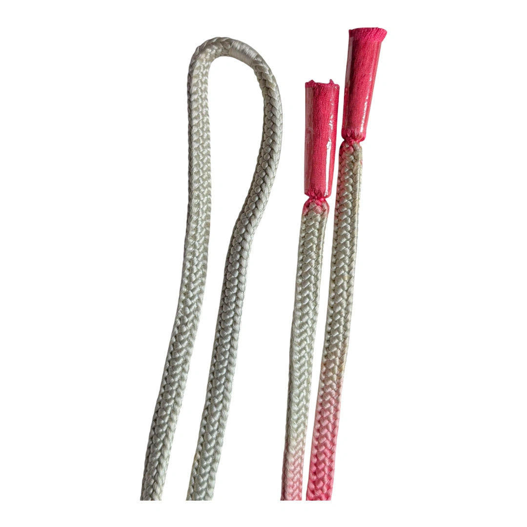 Vintage Obijime in weiß / Pink unbenutzt