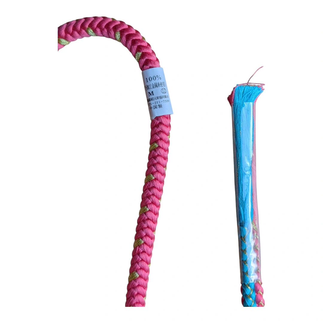 Obijime aus Seide Pink-Hellblau Neu