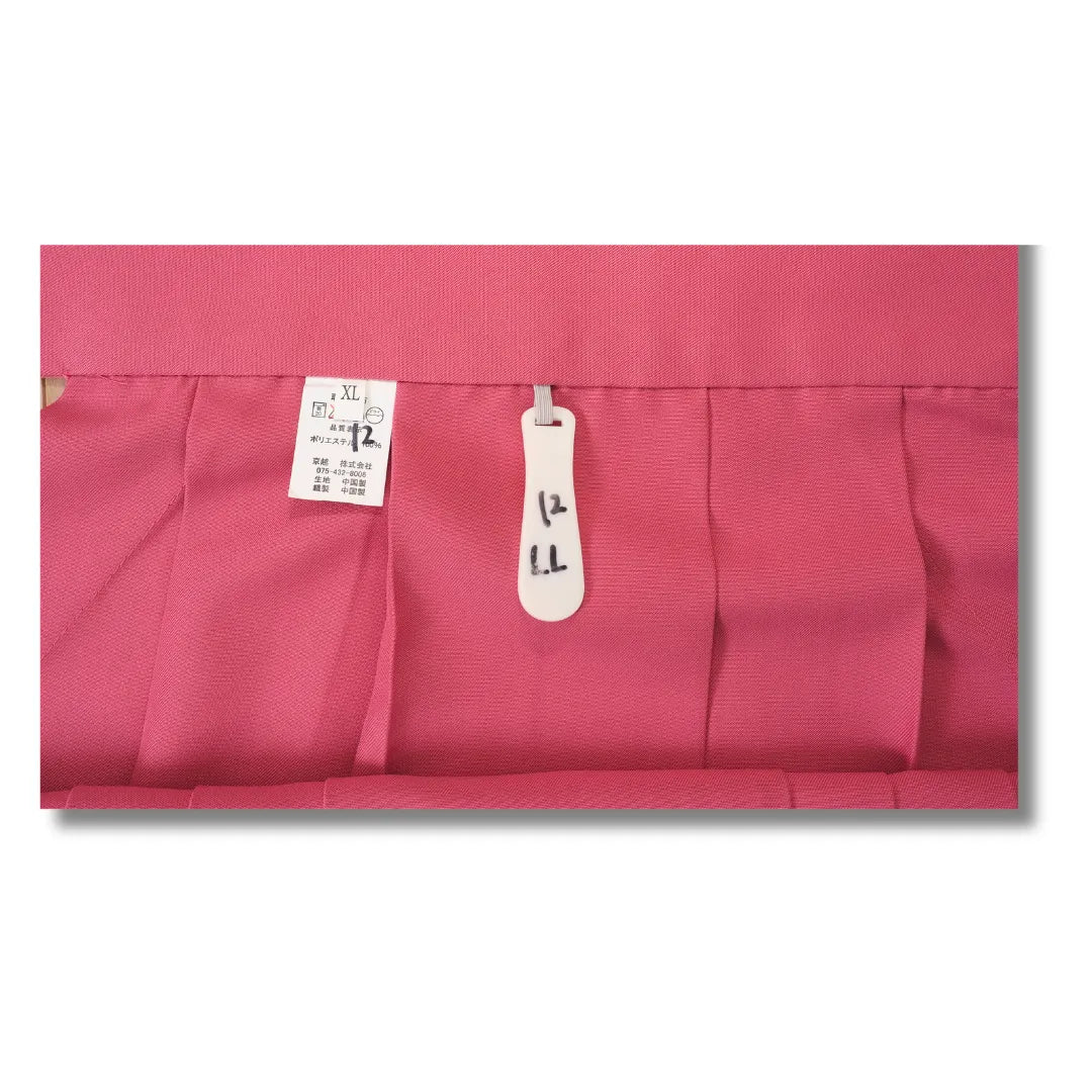 Originaletikett des Vintage Damen-Hakama in Altrosa