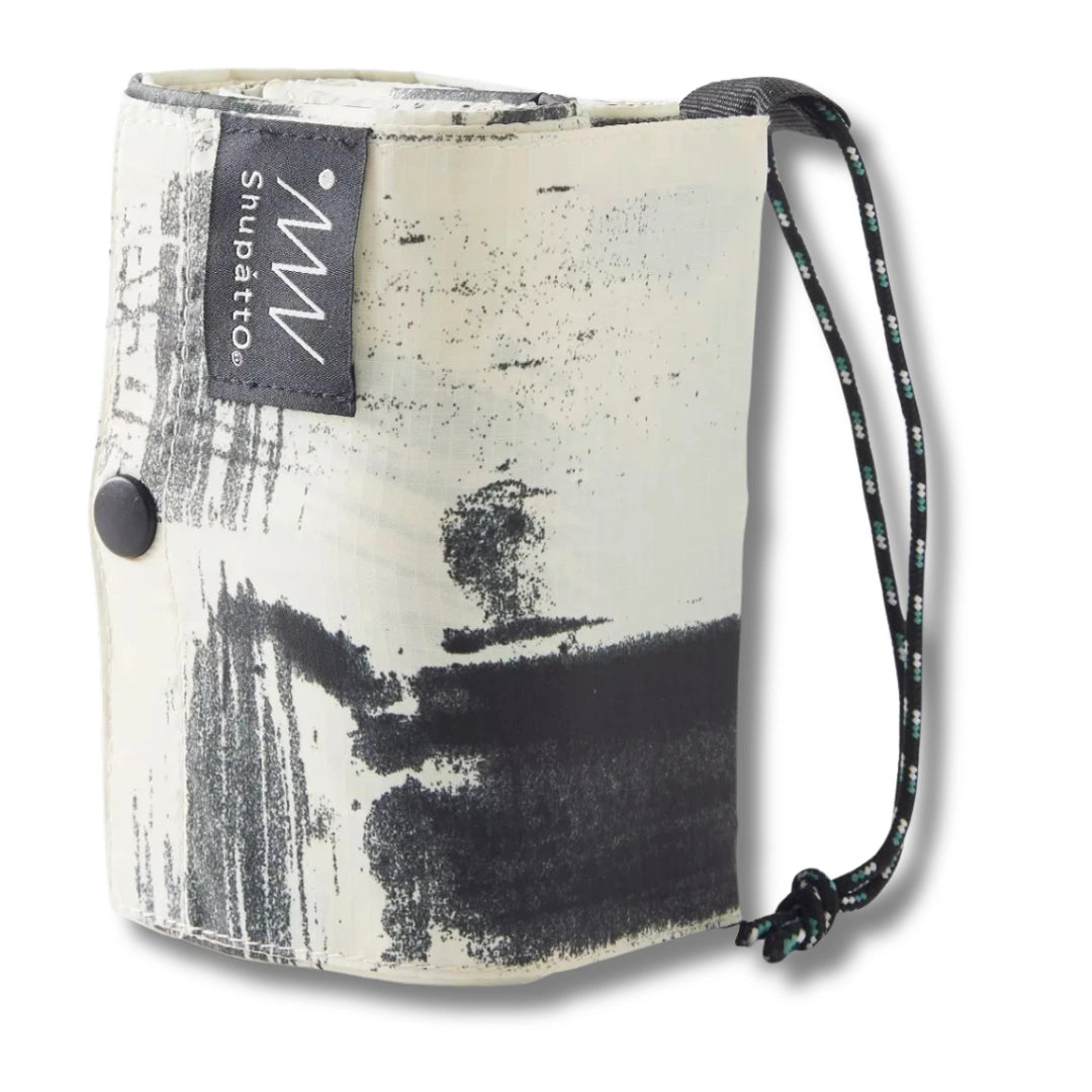 Shupatto Isoliertasche 20l black and white – faltbare Kühltasche #farbe_black & white