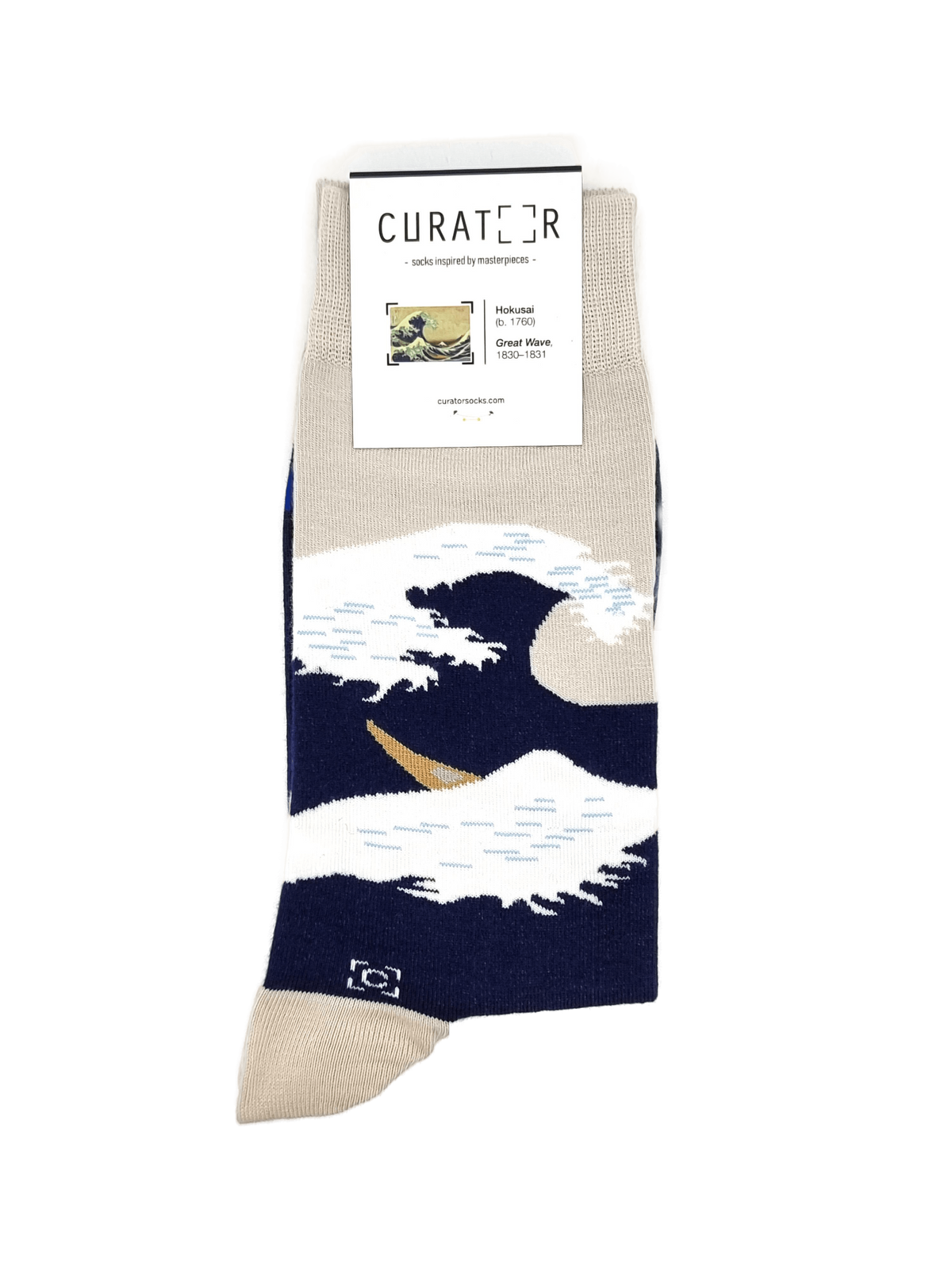 Socken Katsushika Hokusai die große Welle large #farbe_