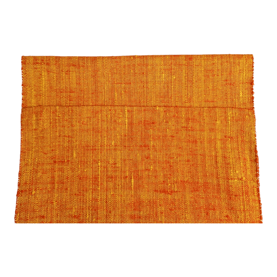 Vintage Hiraki shitate Nagoya Obi Orange Gelb
