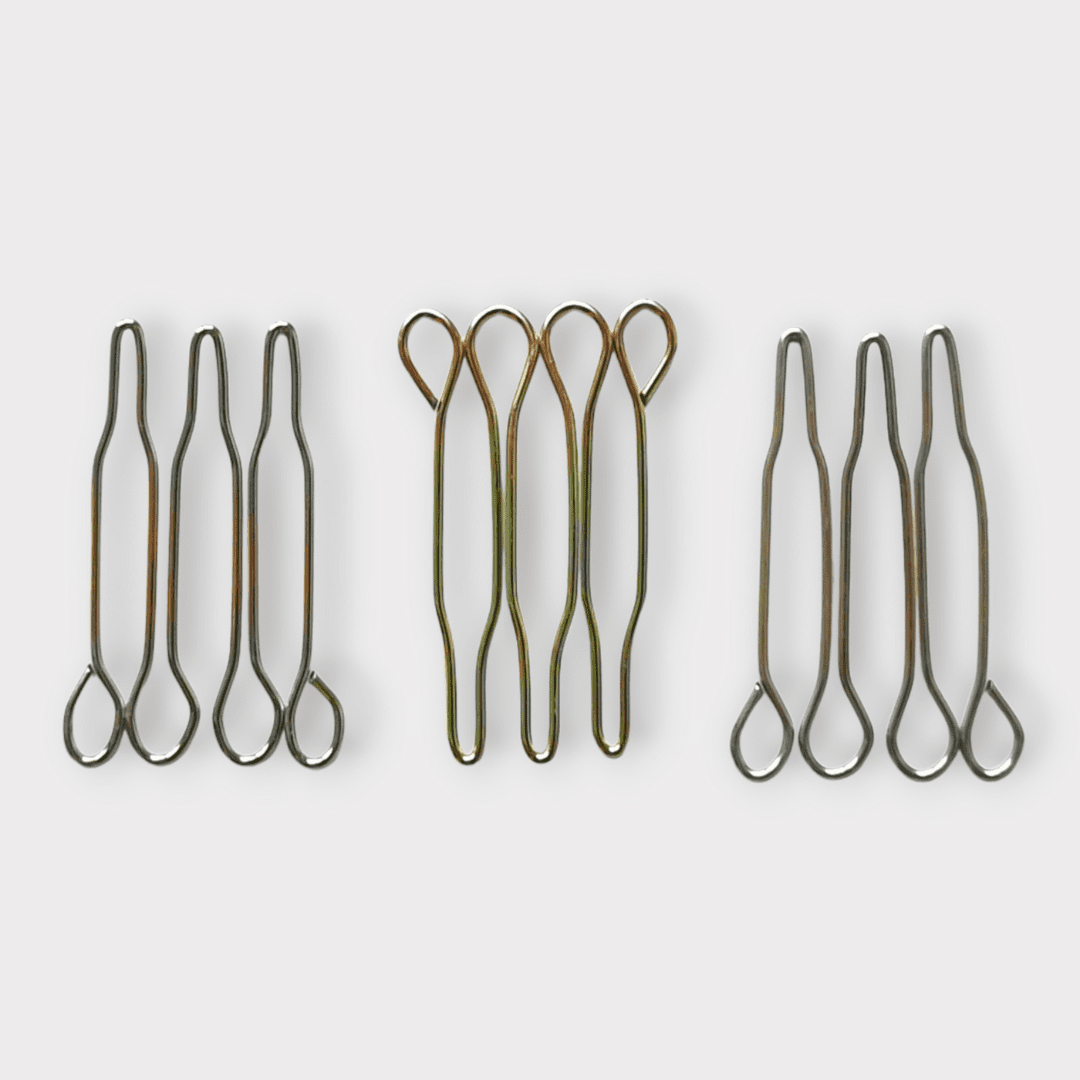 Vintage 3-er Set Eri-Pin Kragenklammern