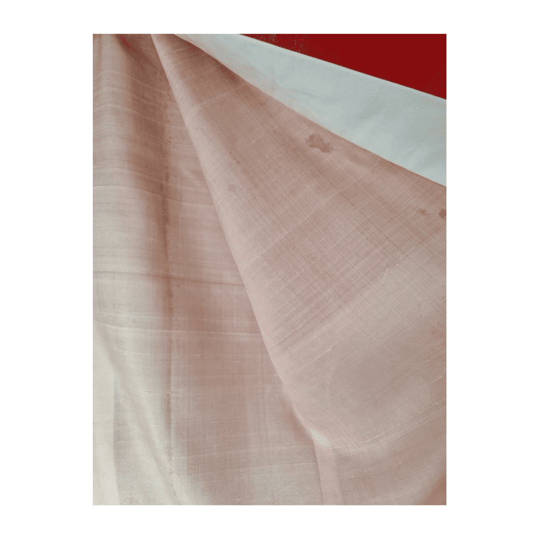 Vintage Naga-Juban Unterkimono Rot Goldene Wolken