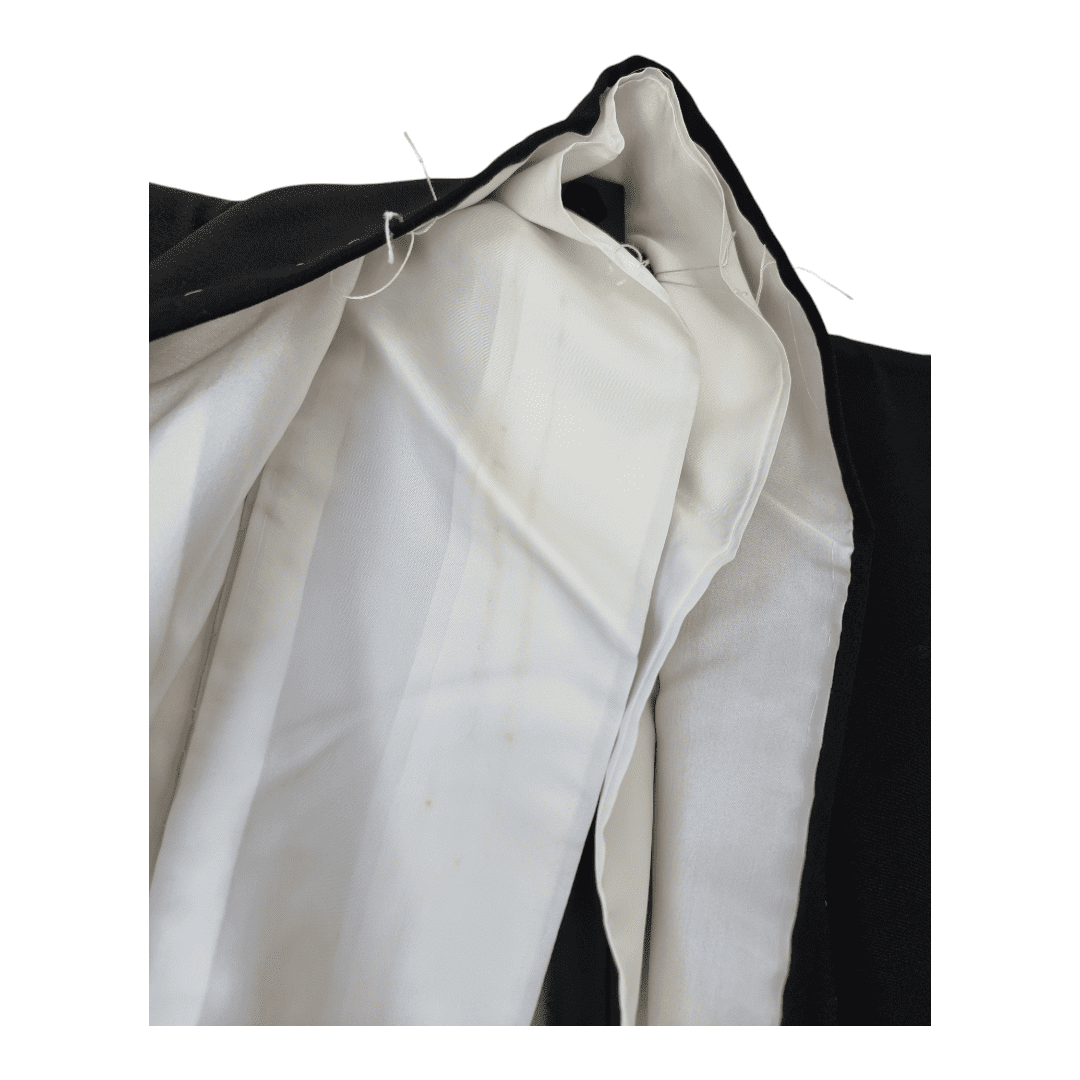 Vintage Kuro-Tomesode Kimono Damen Schriftrolle