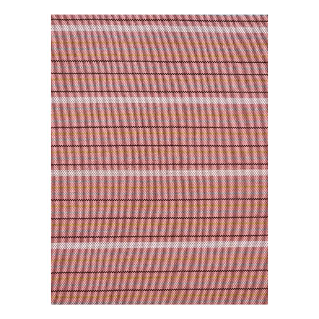 Vintage Hitoe Obi Rosa gestreift