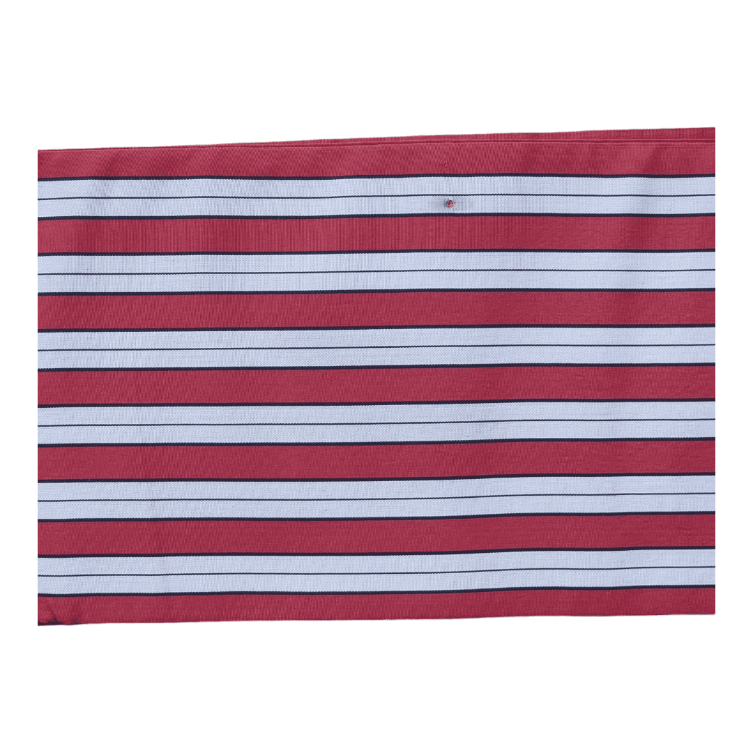 Vintage Hanhaba Obi wendbar Rot gestreift