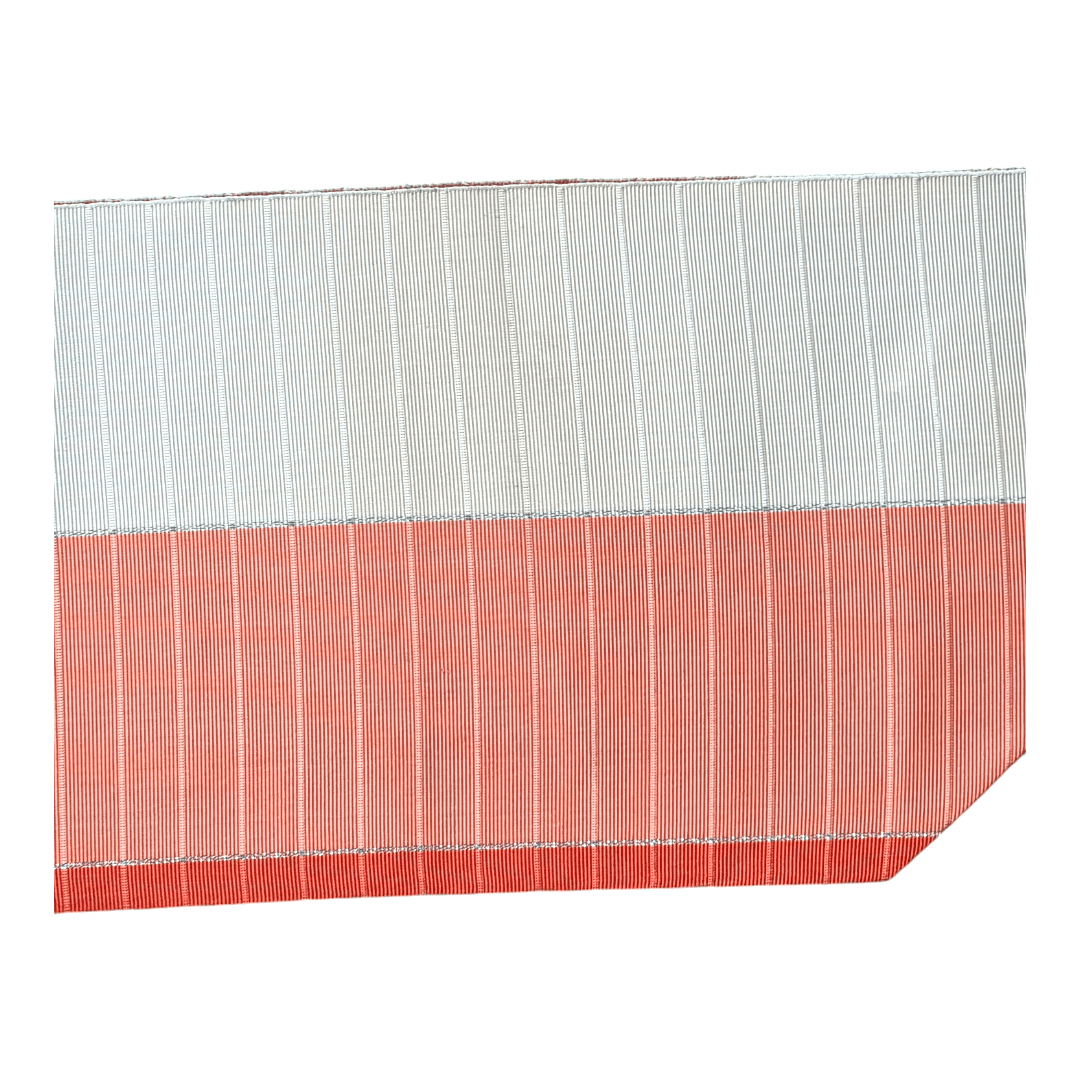Vintage easy Hanhaba Obi Orange / Rosa