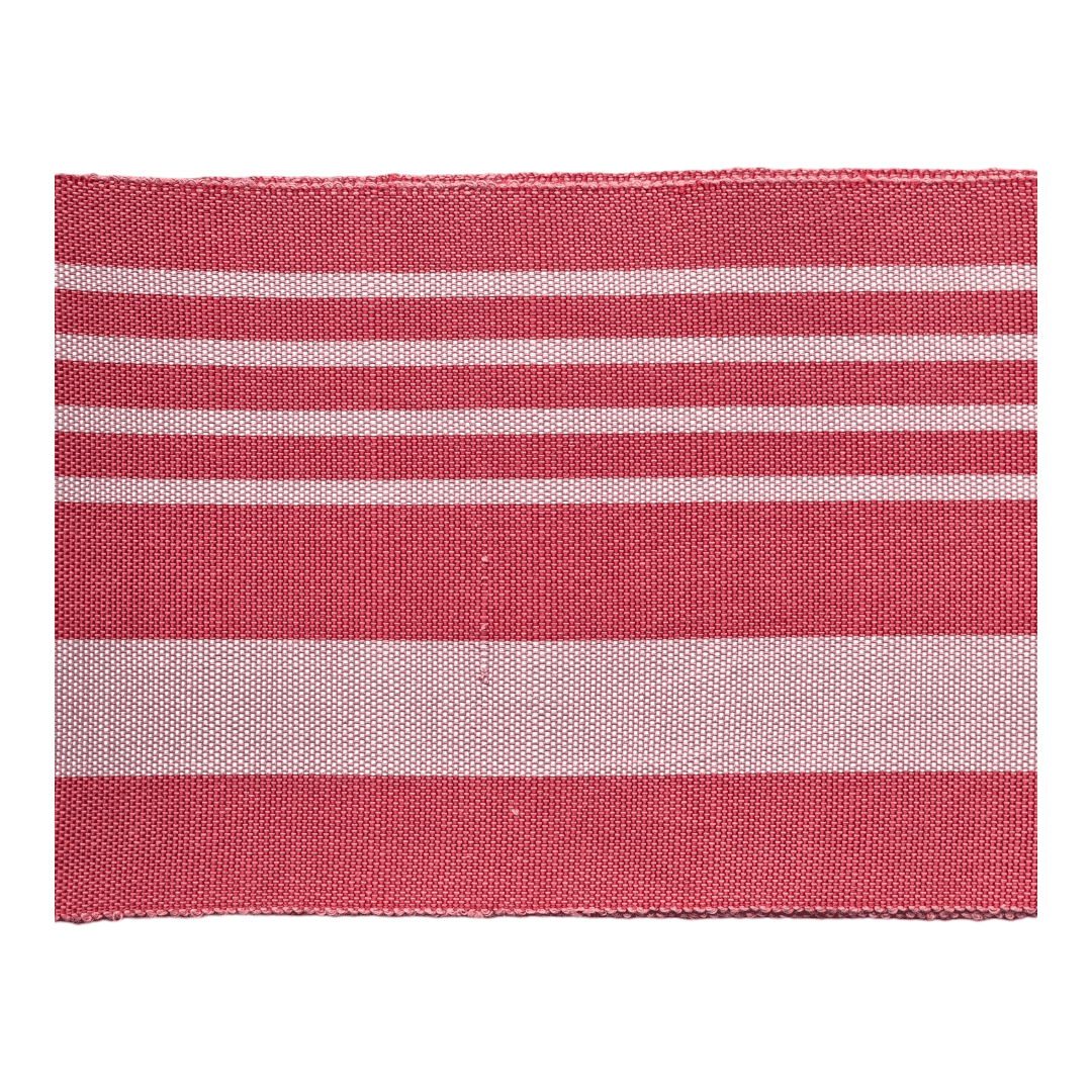 Vintage Hanhaba Obi Rot Streifen