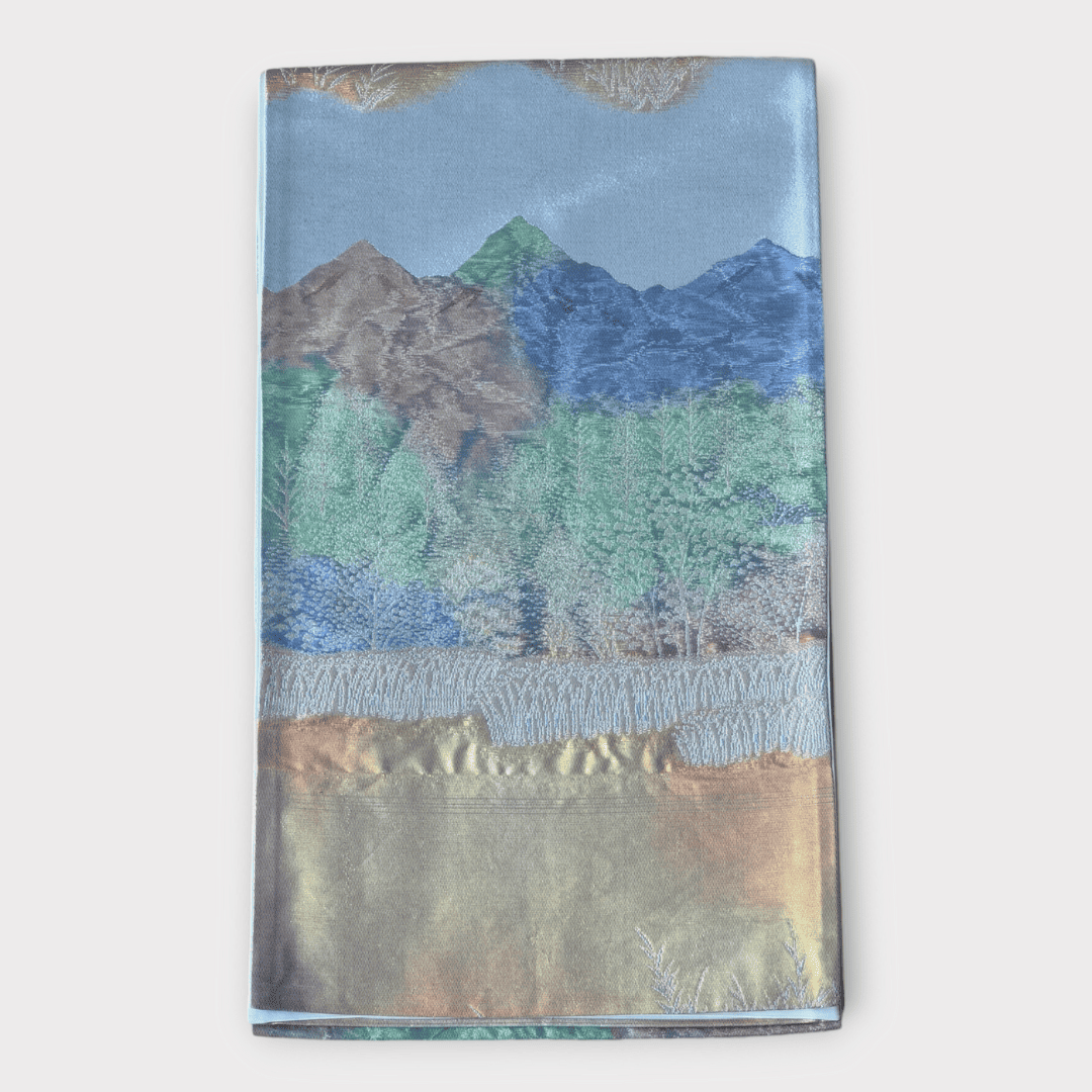 Vintage Fukuro Obi Landschaft