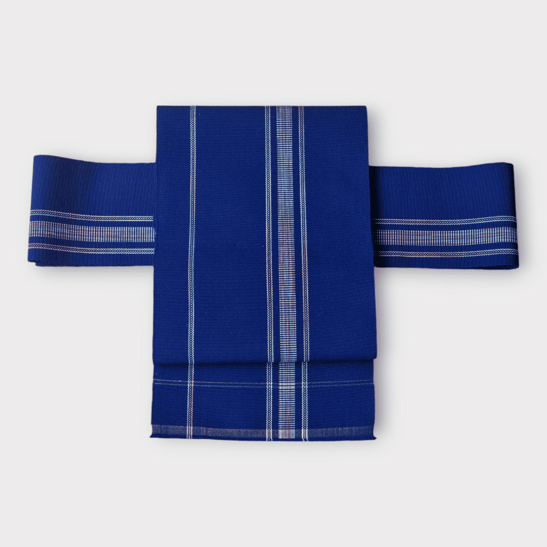 Vintage Nagoya shitate Nagoya Obi Blau Streifen