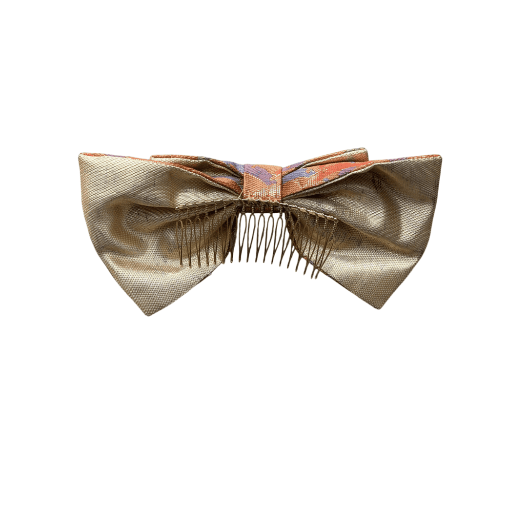 Vintage Kanzashi Schleife + Haarnadel