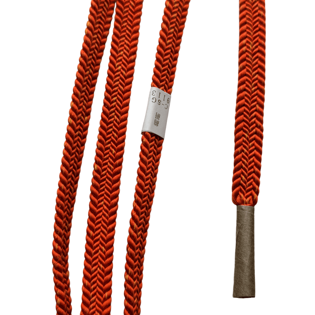 Vintage Obijime handgemacht Orange unbenutzt
