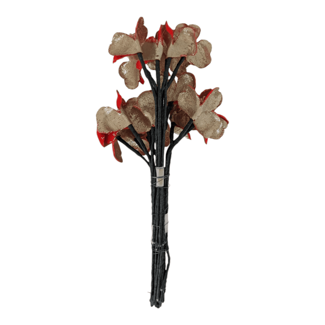Vintage Kanzashi Haarschmuck Rot