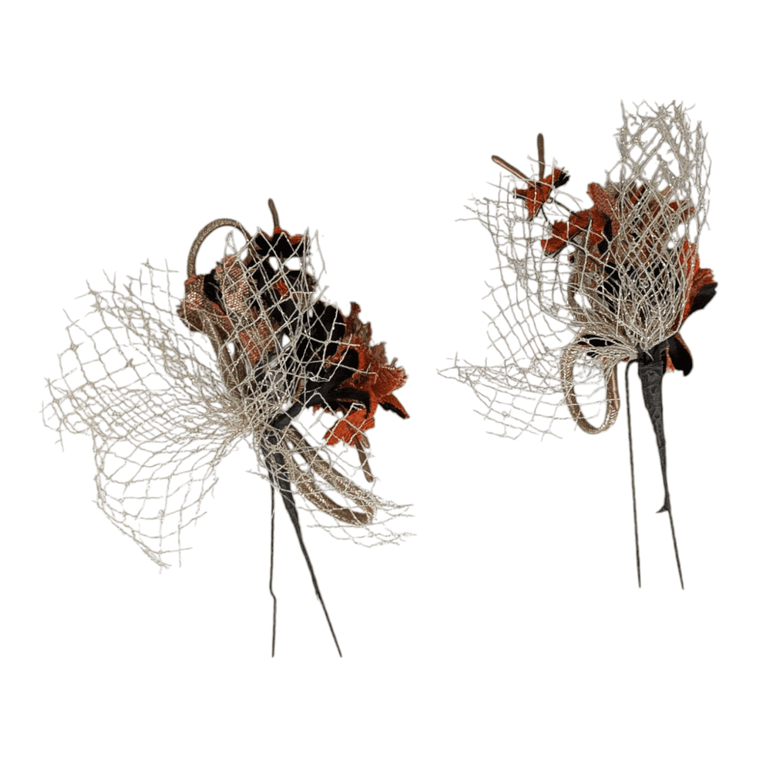 Vintage Kanzashi 2 Haarnadeln