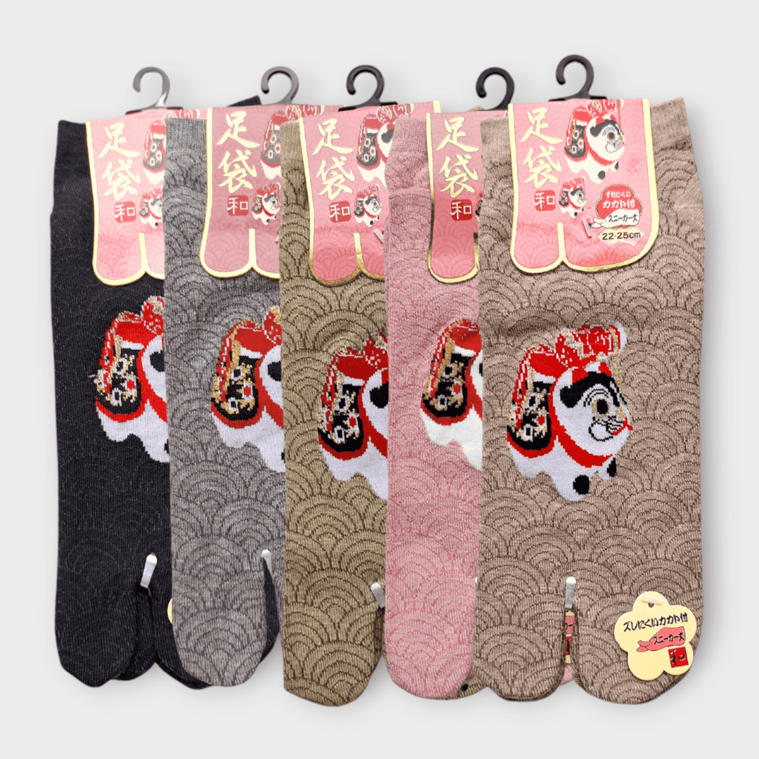 Kurze Tabi Socken Zehensocken Inu Hariko 36-39