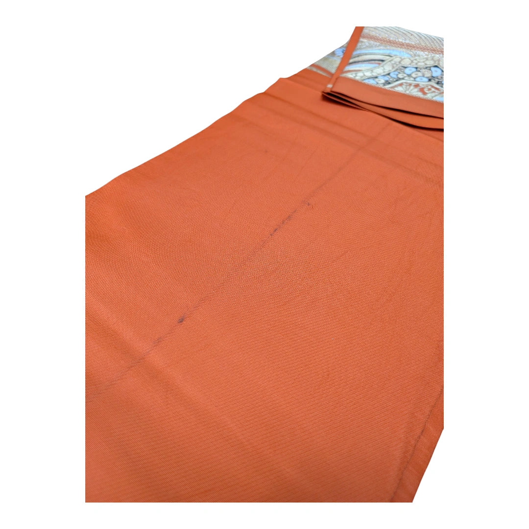 Vintage Fukuro Obi Orange & Gold