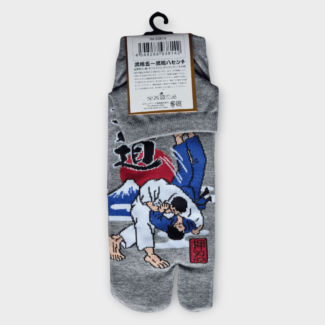 Tabi Socken Zehensocken Judo grau #farbe_Grau