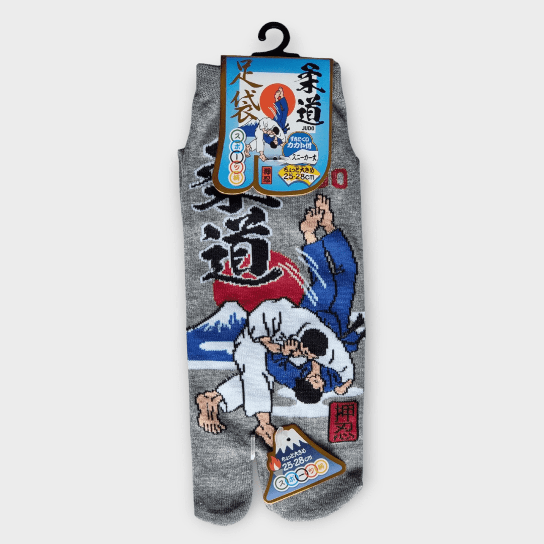 Tabi Socken Zehensocken Judo grau #farbe_Grau