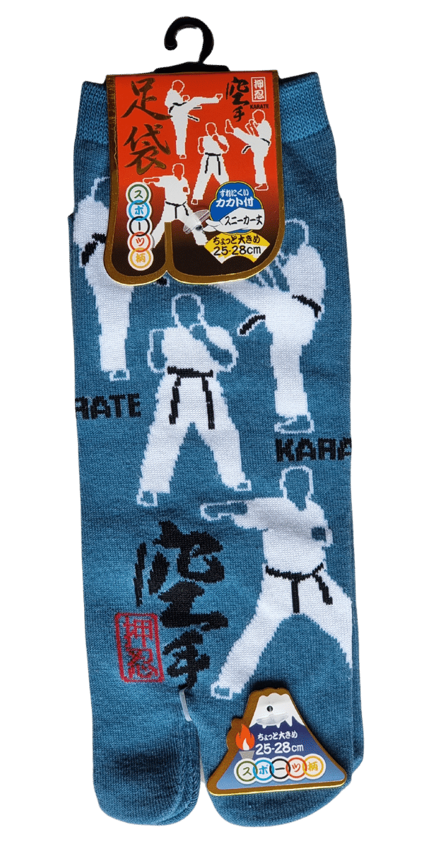 Tabi Socken Zehensocken Karate blau #farbe_Blau