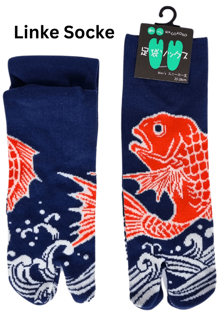 Tabi Socken Zehensocken Koi