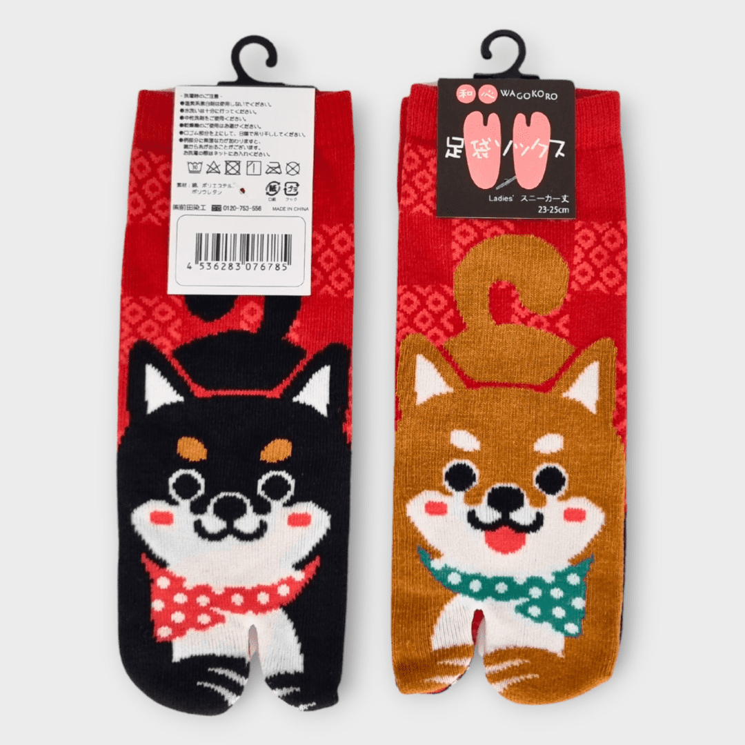 Tabi Socken Zehensocken Shiba Inu Hunde