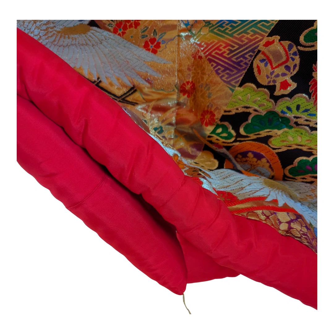 Vintage Uchikake Damen Hochzeits-Kimono mit Kranichen