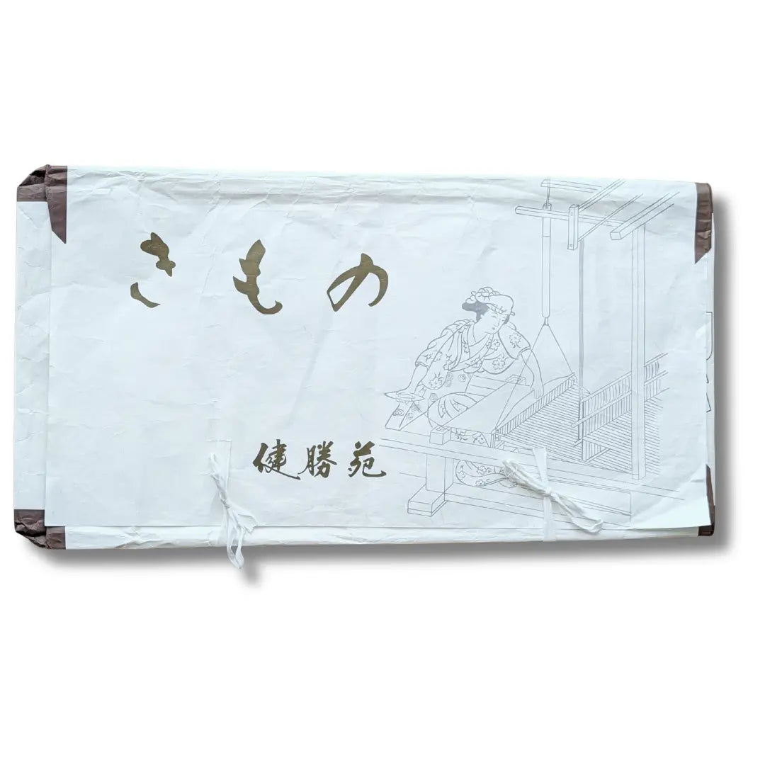 Vintage Kenshoen Tatoshi aus Japan für Kimono und Haori mit traditioneller japanischer Illustration