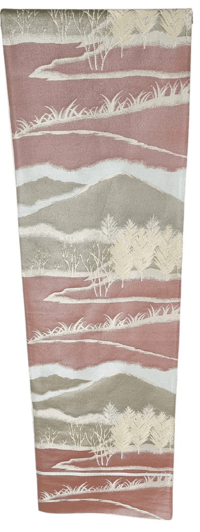 Vintage Fukuro Obi Landschaft
