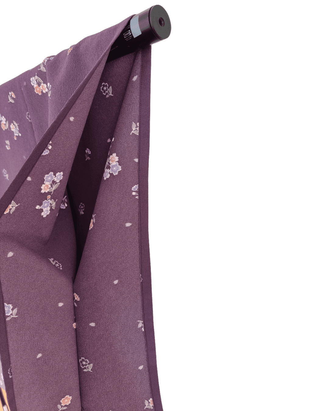 Vintage Haori Poncho Damen lila